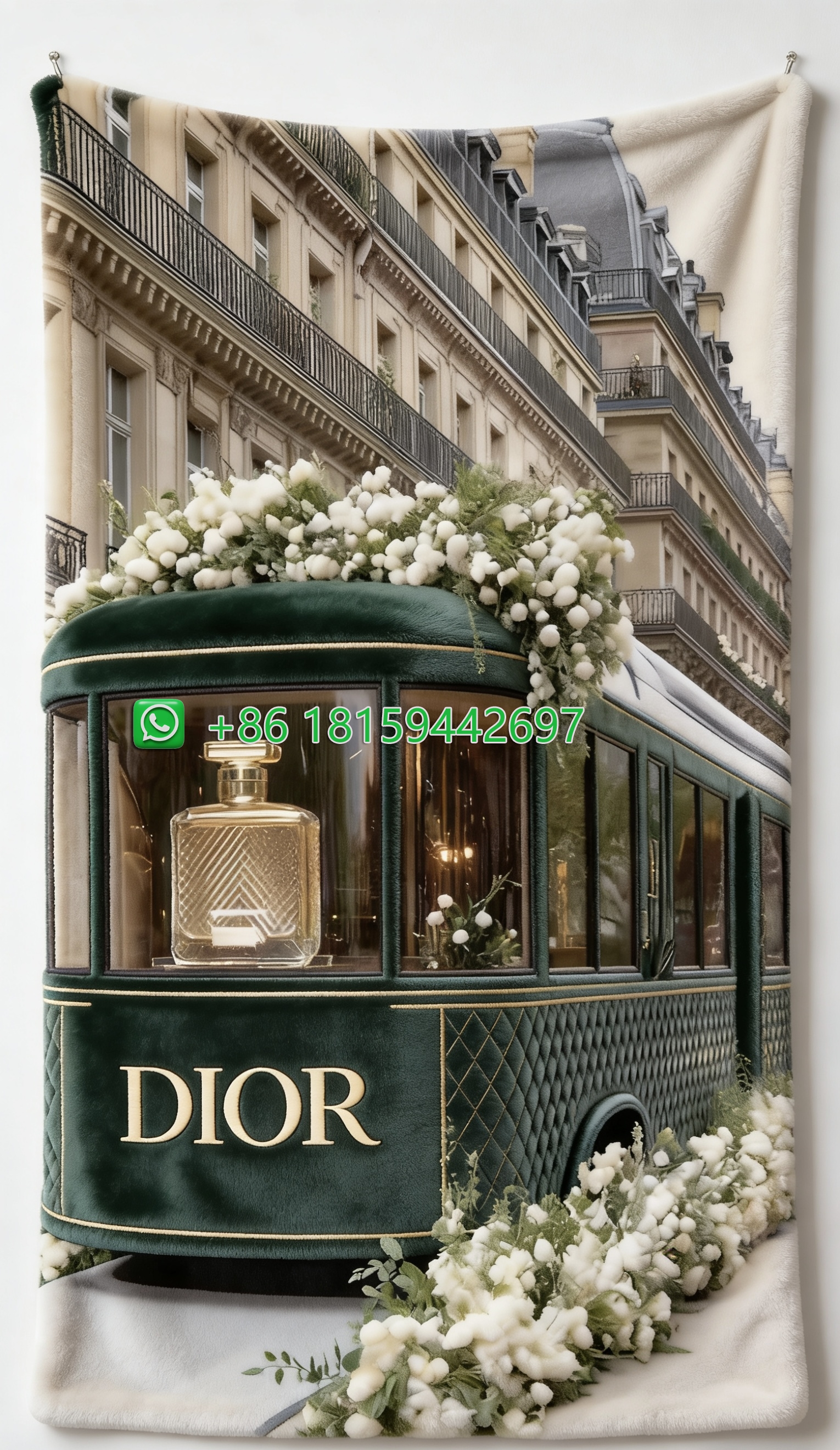 Dior Throw Blankets